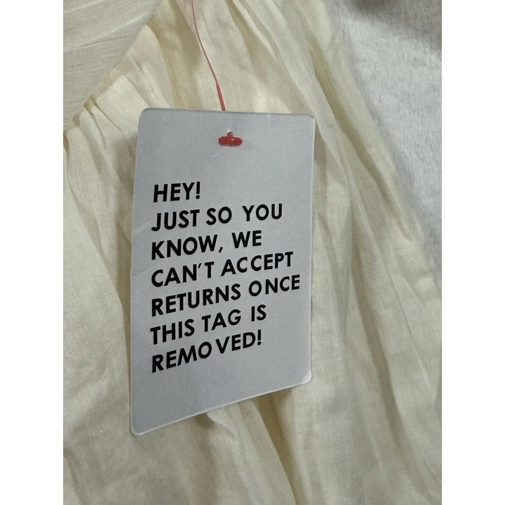 ASOS DESIGN ruched bodice bubble‎ hem mini dress in cream US6 Uk 10 Eu38